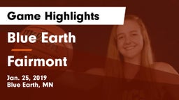 Blue Earth  vs Fairmont  Game Highlights - Jan. 25, 2019