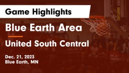 Blue Earth Area  vs United South Central  Game Highlights - Dec. 21, 2023