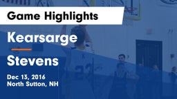 Kearsarge  vs Stevens  Game Highlights - Dec 13, 2016