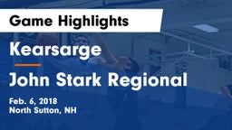 Kearsarge  vs John Stark Regional  Game Highlights - Feb. 6, 2018