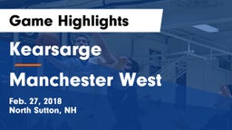 Kearsarge  vs Manchester West  Game Highlights - Feb. 27, 2018