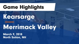Kearsarge  vs Merrimack Valley  Game Highlights - March 9, 2018
