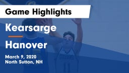 Kearsarge  vs Hanover  Game Highlights - March 9, 2020