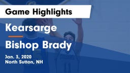 Kearsarge  vs Bishop Brady Game Highlights - Jan. 3, 2020