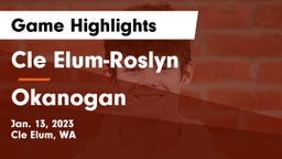 Cle Elum-Roslyn  vs Okanogan Game Highlights - Jan. 13, 2023