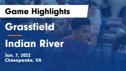 Grassfield  vs Indian River Game Highlights - Jan. 7, 2022