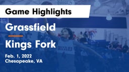 Grassfield  vs Kings Fork Game Highlights - Feb. 1, 2022