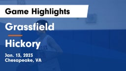 Grassfield  vs Hickory  Game Highlights - Jan. 13, 2023