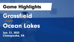 Grassfield  vs Ocean Lakes Game Highlights - Jan. 21, 2023