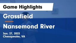 Grassfield  vs Nansemond River  Game Highlights - Jan. 27, 2023