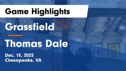 Grassfield  vs Thomas Dale  Game Highlights - Dec. 15, 2023
