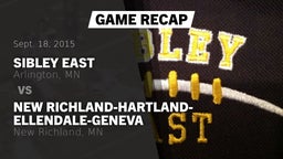 Recap: Sibley East  vs. New Richland-Hartland-Ellendale-Geneva  2015