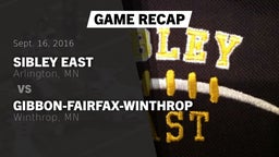 Recap: Sibley East  vs. Gibbon-Fairfax-Winthrop  2016