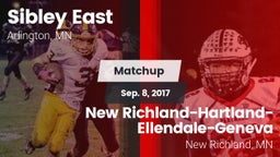Matchup: Sibley East High vs. New Richland-Hartland-Ellendale-Geneva  2017