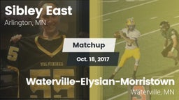 Matchup: Sibley East High vs. Waterville-Elysian-Morristown  2017