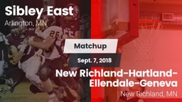 Matchup: Sibley East High vs. New Richland-Hartland-Ellendale-Geneva  2018