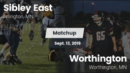 Matchup: Sibley East High vs. Worthington  2019