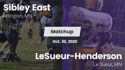 Matchup: Sibley East High vs. LeSueur-Henderson  2020