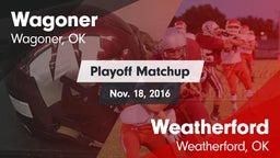 Matchup: Wagoner  vs. Weatherford  2016