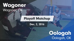 Matchup: Wagoner  vs. Oologah  2016