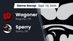 Recap: Wagoner  vs. Sperry  2020