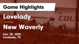Lovelady  vs New Waverly  Game Highlights - Jan. 28, 2020