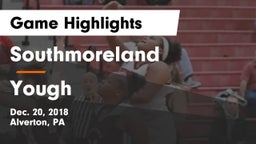 Southmoreland  vs Yough  Game Highlights - Dec. 20, 2018