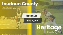 Matchup: Loudoun County High vs. Heritage  2016