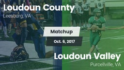 Matchup: Loudoun County High vs. Loudoun Valley  2017