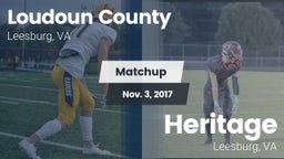 Matchup: Loudoun County High vs. Heritage  2017
