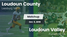 Matchup: Loudoun County High vs. Loudoun Valley  2018