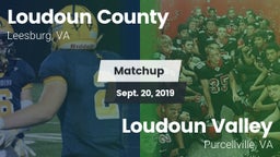 Matchup: Loudoun County High vs. Loudoun Valley  2019
