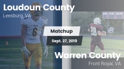 Matchup: Loudoun County High vs. Warren County  2019