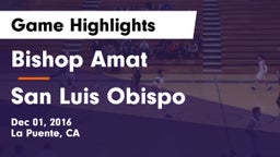 Bishop Amat  vs San Luis Obispo  Game Highlights - Dec 01, 2016