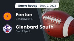 Recap: Fenton  vs. Glenbard South  2022