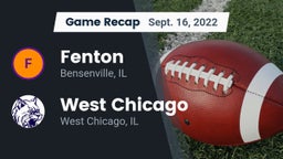 Recap: Fenton  vs. West Chicago  2022