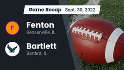 Recap: Fenton  vs. Bartlett  2022