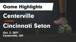 Centerville vs Cincinnati Seton Game Highlights - Oct. 2, 2021