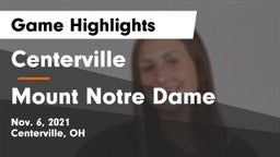 Centerville vs Mount Notre Dame  Game Highlights - Nov. 6, 2021