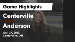 Centerville vs Anderson  Game Highlights - Oct. 27, 2023