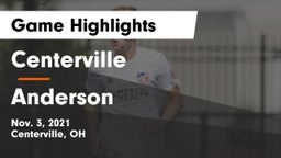 Centerville vs Anderson  Game Highlights - Nov. 3, 2021