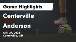 Centerville vs Anderson  Game Highlights - Oct. 27, 2022