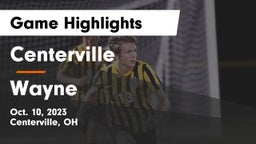 Centerville vs Wayne  Game Highlights - Oct. 10, 2023