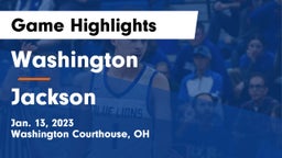 Washington  vs Jackson  Game Highlights - Jan. 13, 2023