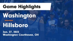 Washington  vs Hillsboro Game Highlights - Jan. 27, 2023