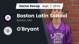 Recap: Boston Latin School vs. O'Bryant  2018