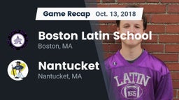 Recap: Boston Latin School vs. Nantucket  2018
