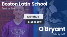 Matchup: Boston Latin School vs. O'Bryant  2019