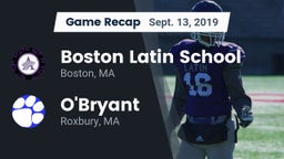 Recap: Boston Latin School vs. O'Bryant  2019