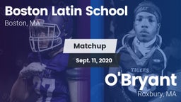 Matchup: Boston Latin School vs. O'Bryant  2020